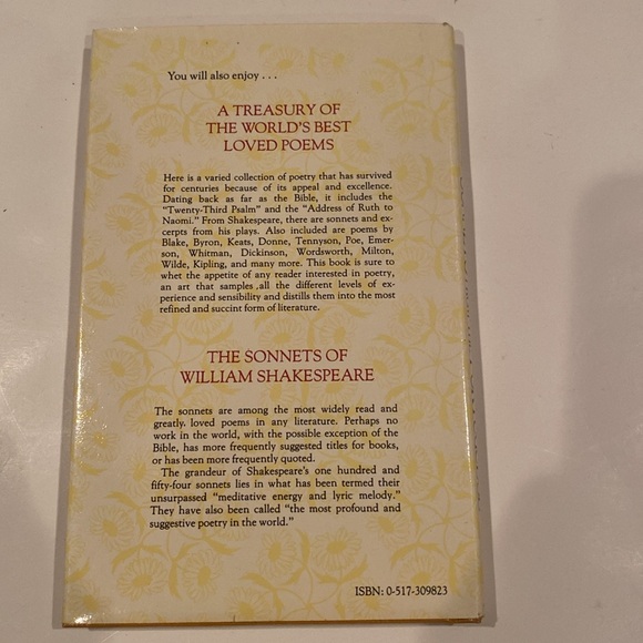 “Sonnets from the Portuguese” mini hardcover with dust jacket - Picture 2 of 2